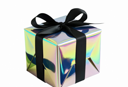 Holographic gift box